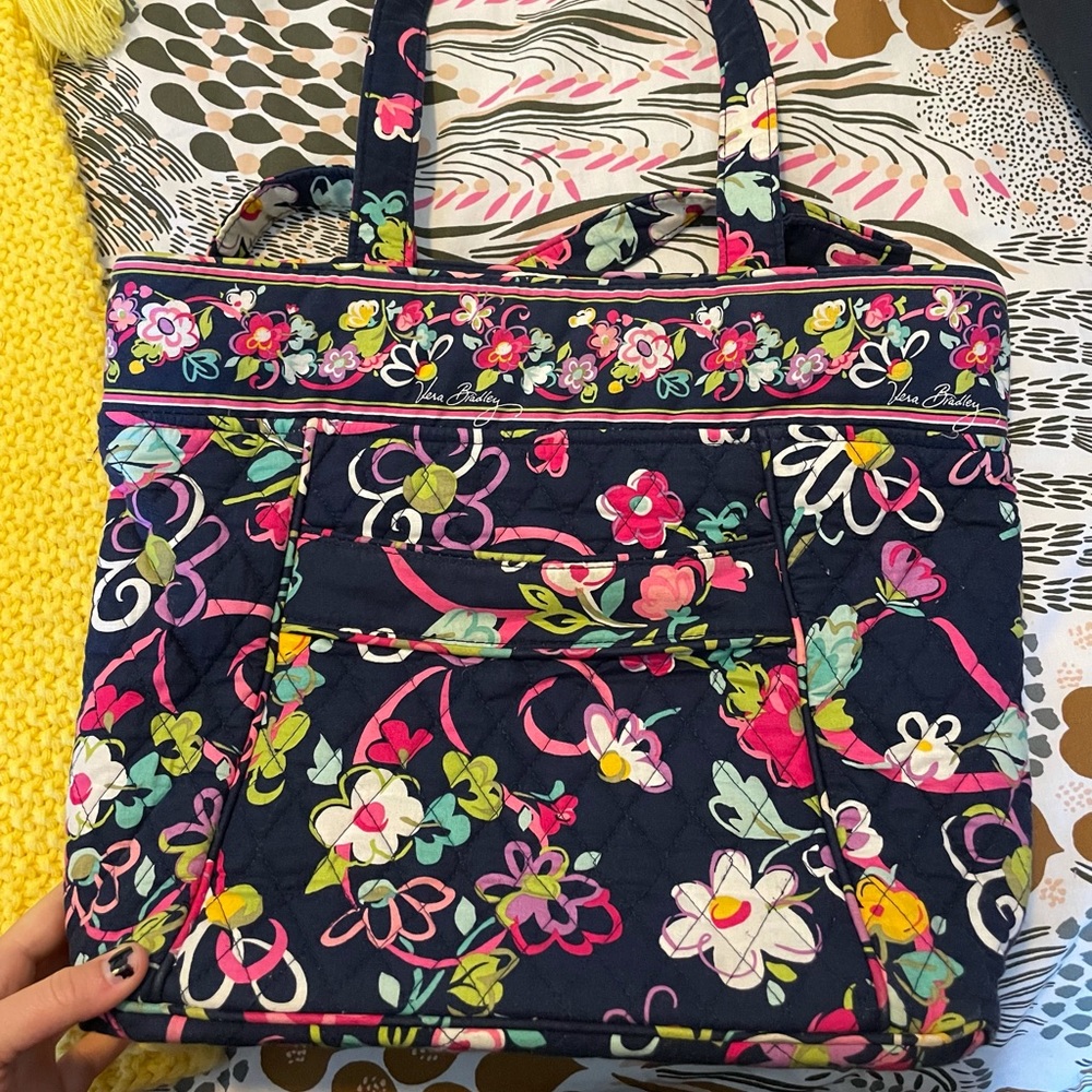 Vera Bradley Tote in Ribbons